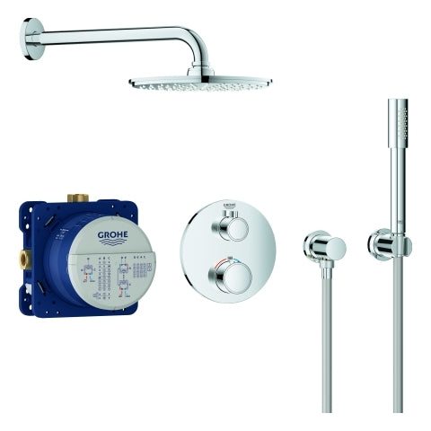Grohe - UP-Duschsystem GROHTHERM 34732 mit FMS rund/SmartBox/Kopfb./Brauseset chrom