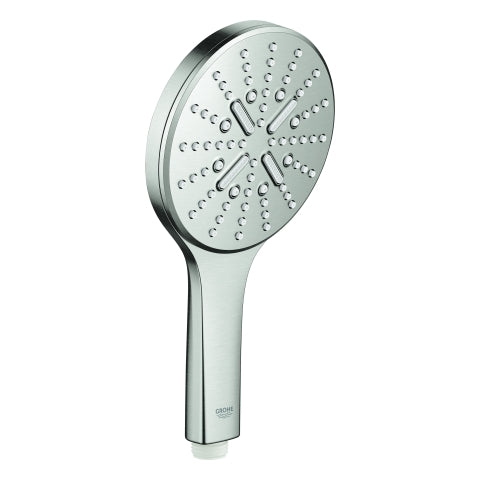 Grohe - Handbrause RAINSHOWER 130 SmartActive 26574 9,5l supersteel