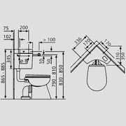 Sanitärtechnik Eisenberg - Sanit�rtechnik Eisenberg Eckspülkasten 927 (6-9L) tiefhäng. mit Eckventil, weiß