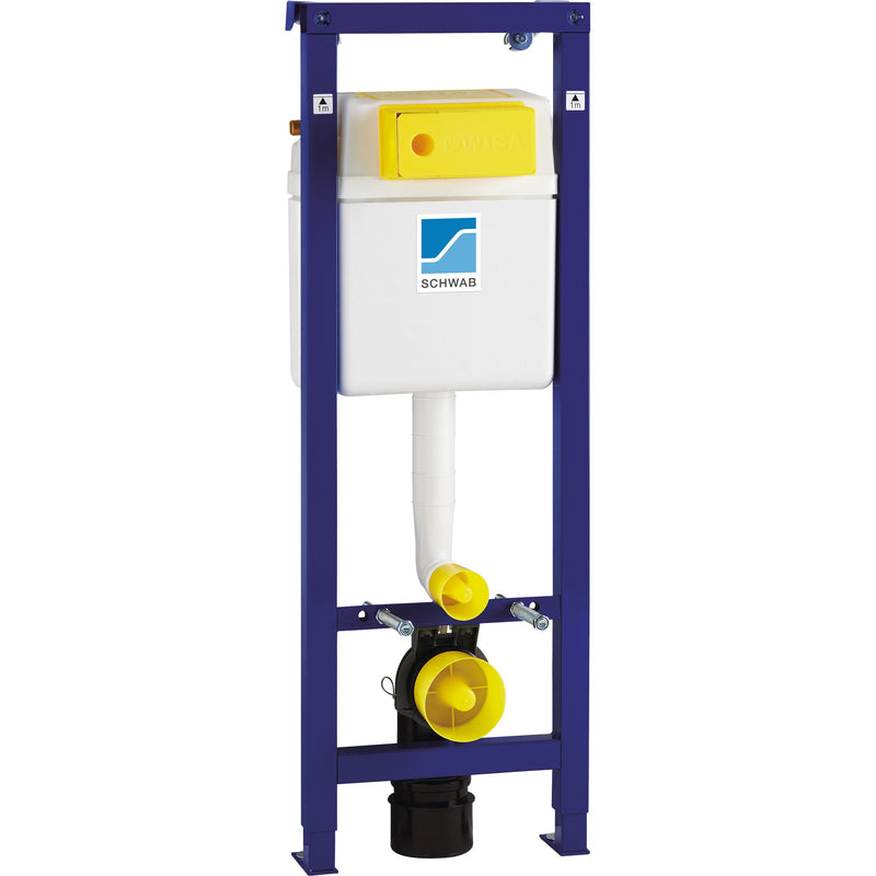 Wisa - DUPLO WC 387 FRONT 112cm Front-Betätigung, H=1120mm,B=380mm