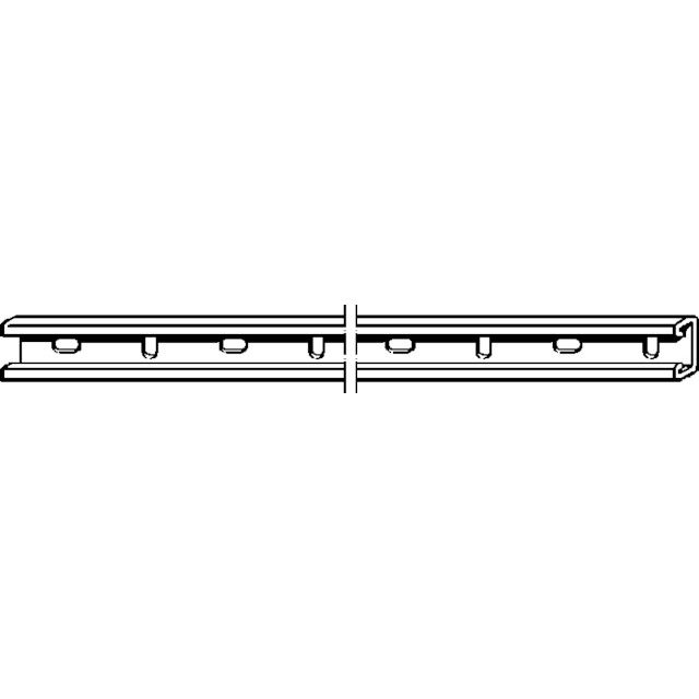 Viega - Montageschiene 8001 3000mm Stahl verzinkt