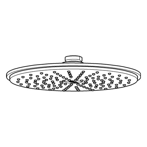 Grohe - Kopfbrause RAINSHOWER MODERN 28368 Durchmesser 210 mm GROHE EcoJoy chrom