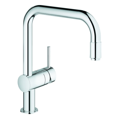Grohe - Spültisch EHM MINTA 32067 1/2 U-Auslauf ausz. Mousseur chrom