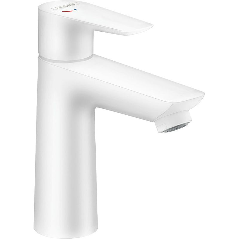 Hansgrohe - Waschtischmischer 110 TALIS E CoolStart mattweiß ohne Ablaufg
