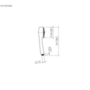 Dornbracht - Handbrause übergreifend neutral 28002978 6,8 l/min messing