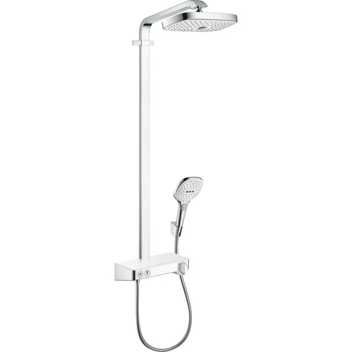 Hansgrohe - Showerpipe RAINDANCE Select E Air 2jet Kopfbrause 300mm 271264 weiß chrom