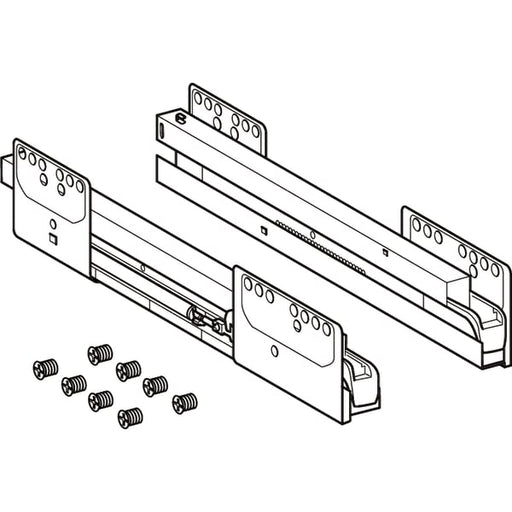 Geberit Vertriebs - Schubladenschienen 300mm, RENOVA Nr.1 Plan, Seiten-u. Hochschrank
