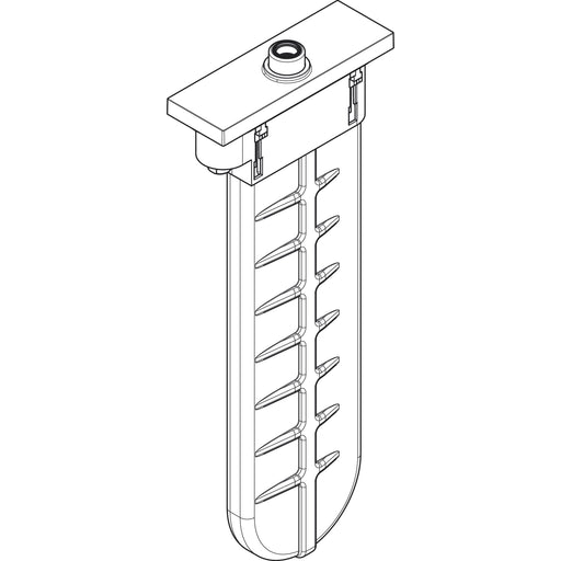 Hansgrohe - Wannenrandset sBox square mattweiss