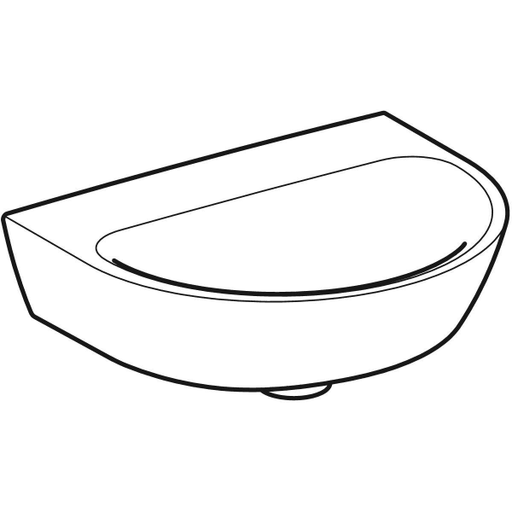 Geberit Vertriebs - Handwaschbecken RENOVA 45x36cm, o. Hl., o. Ül., weiß