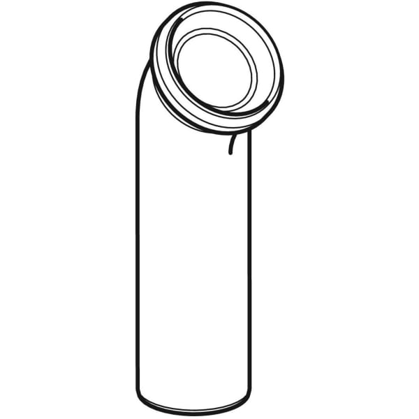 Geberit Vertriebs - Anschlussbogen PP 45Gr d90/110