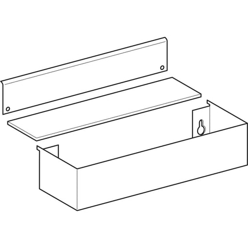 Geberit Vertriebs - Metall Regalbox, ACANTO, SPS 75 zu Art.-Nr.: 500.645.00.2
