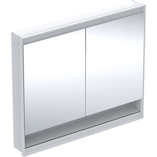 Geberit Vertriebs - ONE Spiegelschrank mit Ni/Comf.Light 2 Türen, UP-Mont., 105x90x15cm, weiß