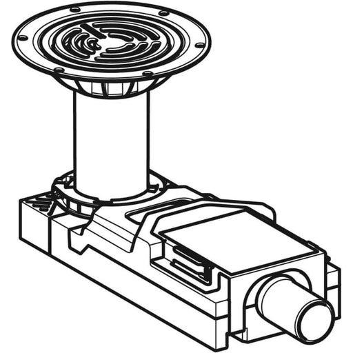 Geberit Vertriebs - DBD-Abl. f. Bodenblg. Vinyl (PVC), Estrichhöhe am Einl. 94-114mm d=40mm