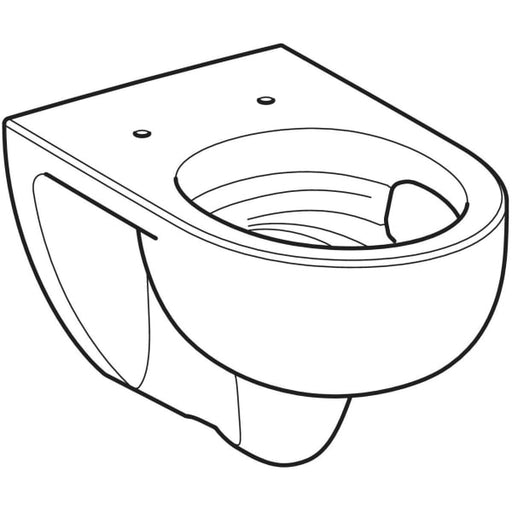 Geberit Vertriebs - Renova WWC, Tiefspüler TurboFlush, T:54cm, weiß, KeraTect