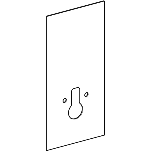 Geberit Vertriebs - Frontverkleidung zu Monolith Sanitär- modul für Wand-WC 101cm Glas umbra