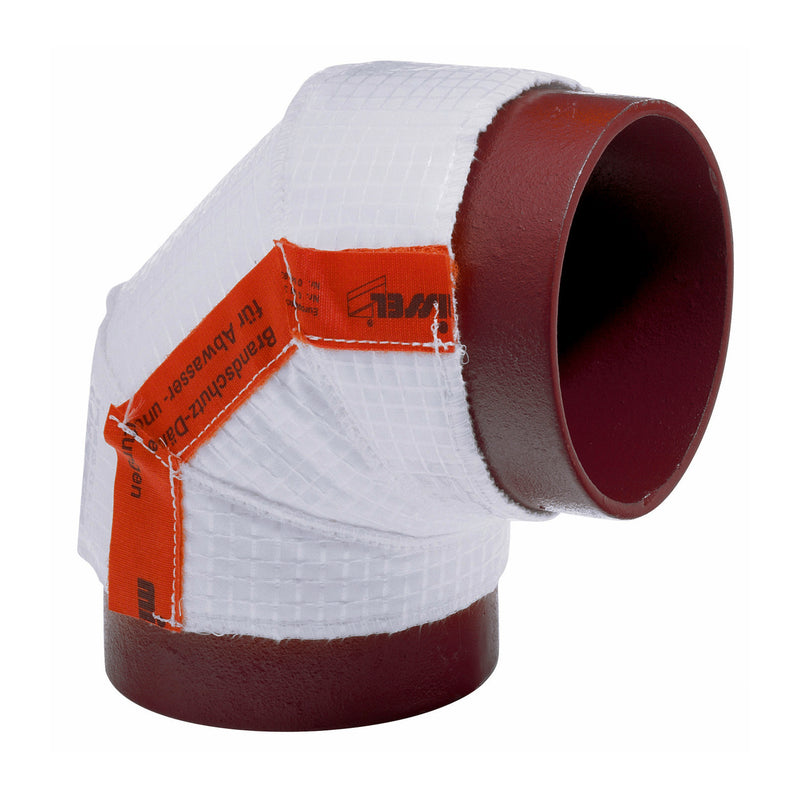 Kolektor Insulation - Brandschutz Dämm Manschette MSA 4 BSM B 100 45Grad Bogen D 4mm