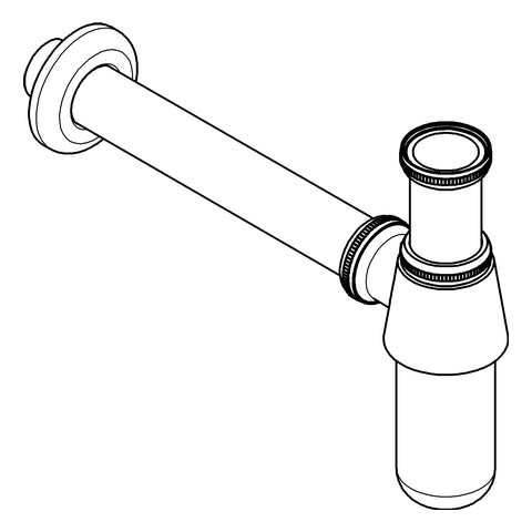 Grohe - Geruchverschluss 28920 für Waschtische 1 1/4 chrom