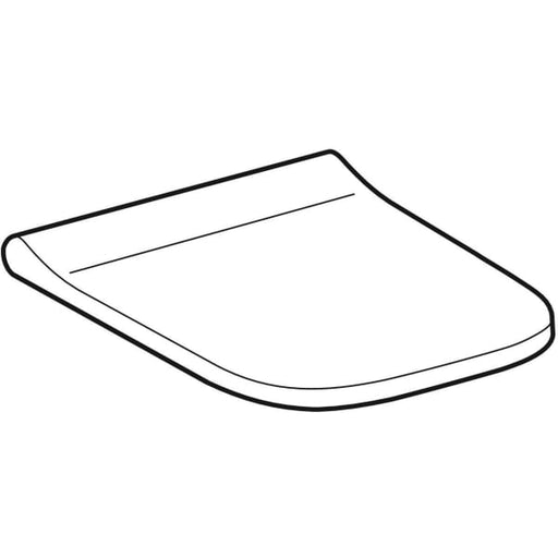 Geberit Vertriebs - WC-Sitz SMYLE Square, schmales Design