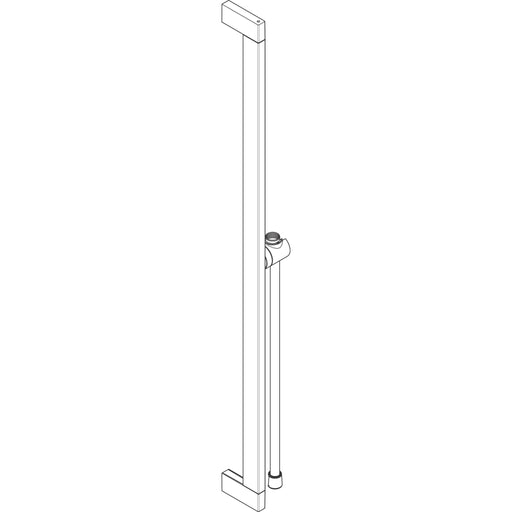 Hansgrohe - Brausestange Unica E Puro 900mm mit Easy Slide Brauseh. und Schl. 1600mm chr
