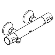 Grohe - THM-Brausebatterie Grohtherm 500 34793 Wandmontage chrom