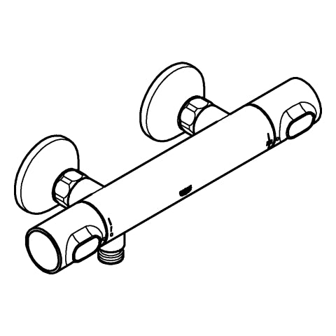 Grohe - THM-Brausebatterie Grohtherm 500 34793 Wandmontage chrom