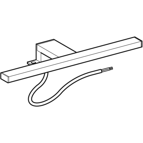 Geberit Vertriebs - Leuchte für Spiegelschrank, chrom