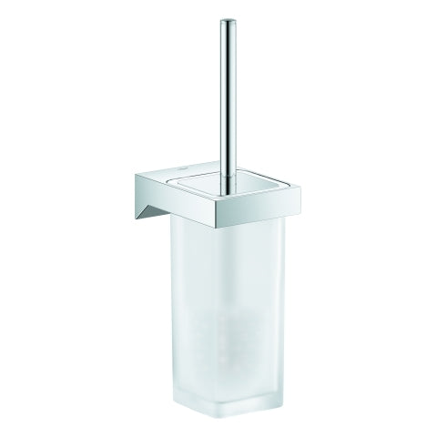 Grohe - WC-Bürstengarnitur SELECTION CUBE 40857 Glas/Metall Wandmontage chrom