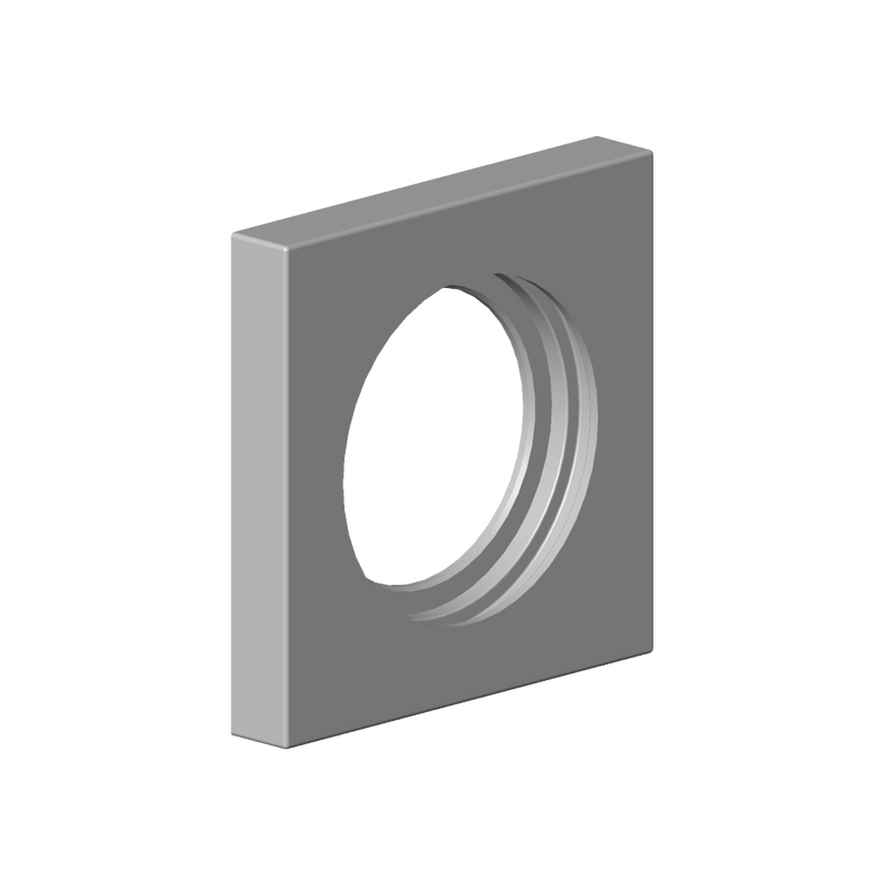 Dornbracht - Rosette Ersatzteile 092778040 60 x 60 x 9 x D. 35 mm platin