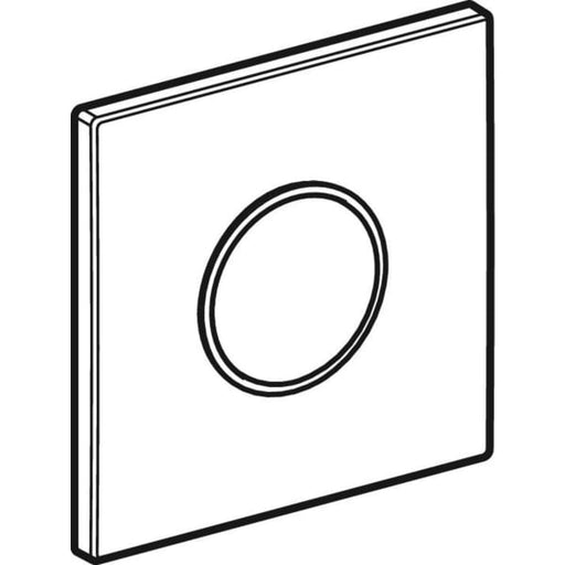 Geberit Vertriebs - Typ 10 Abdeckplatte für UR-Strg. IR weiß / vergoldet