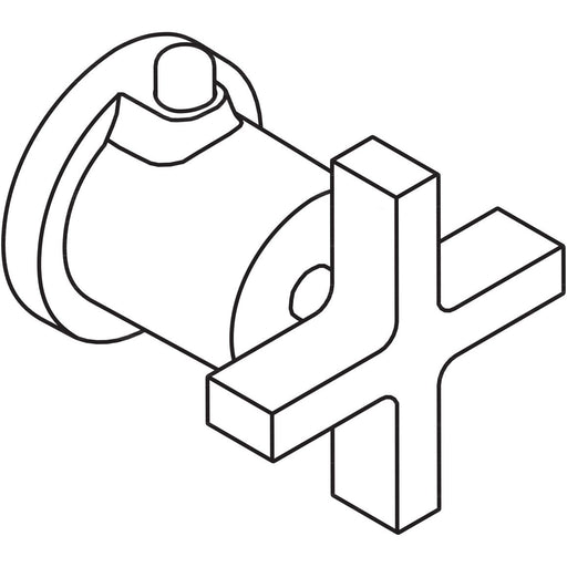 Hansgrohe - Kreuzgriff Axor Citterio Thermostat chrom