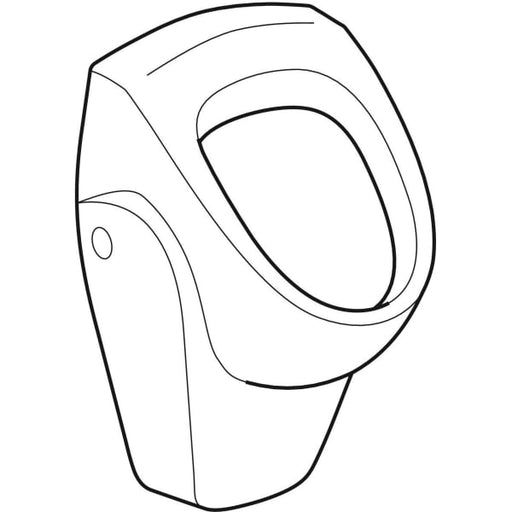 Geberit Vertriebs - Urinal RENOVA NR.1 235320 weiß Ktect mit Kerze