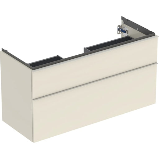Geberit Vertriebs - iCon Unterschrank für WT, 2 Schubl. 118,4x61,5x47,6cm, sandgrau