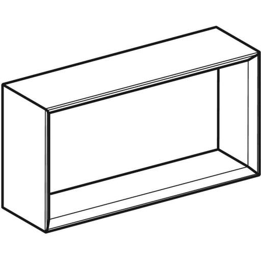 Geberit Vertriebs - iCon Regal rechteckig 45x23,3x13,2cm, weiß matt
