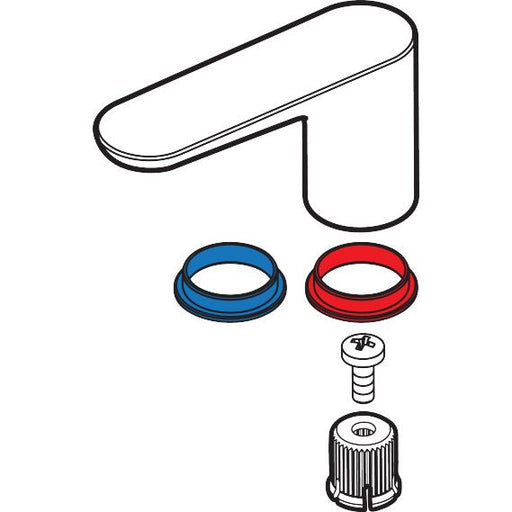Hansgrohe - Griff 3-Loch Waschtischarmatur Axor Citterio M chrom
