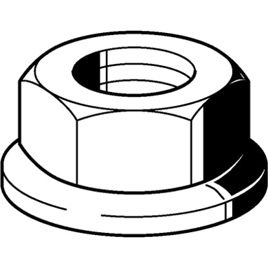 Sikla - Flanschmutter M10 158738, (VPE: 25 St.), je Stück