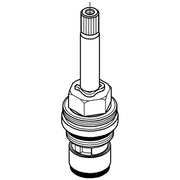 Grohe - Oberteil Keramik 45869 1/2 rechts Carbodur