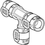Geberit Vertriebs - FlowFit T-Stück reduziert PPSU d50-25-50