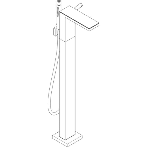 Hansgrohe - Wannenmischer AXOR MyEdition Fertigset zur Bodenmontage chrom