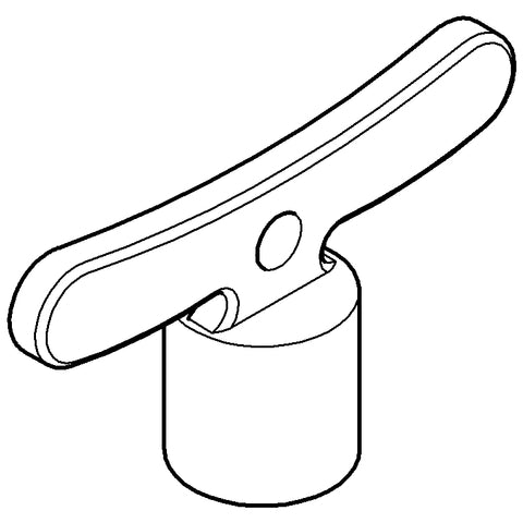Grohe - Steckschlüssel 41830 DN15 mit Innenvierkant chrom