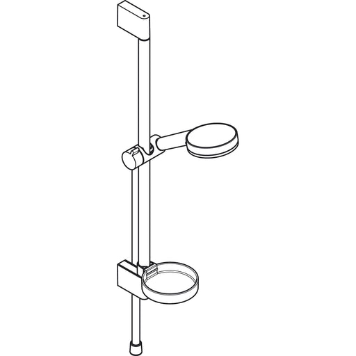 Hansgrohe - Brausenset CROMETTA Vario/UNICA 650mm weiß/chrom mit CASETTA