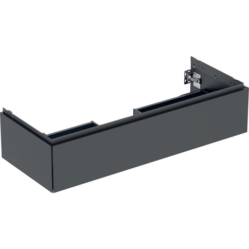 Geberit Vertriebs - ONE Unterschrank für WT/-Platte 1 Schubl., 118,4x26,6x47cm, schwarz matt