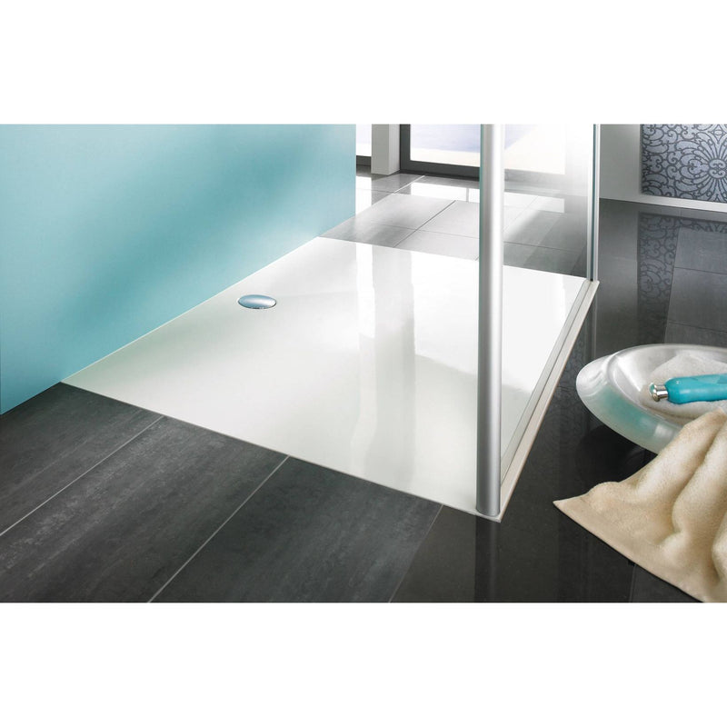 Hüppe - DW EasyStep 4-Eck 1200/900 H: 30 weiß