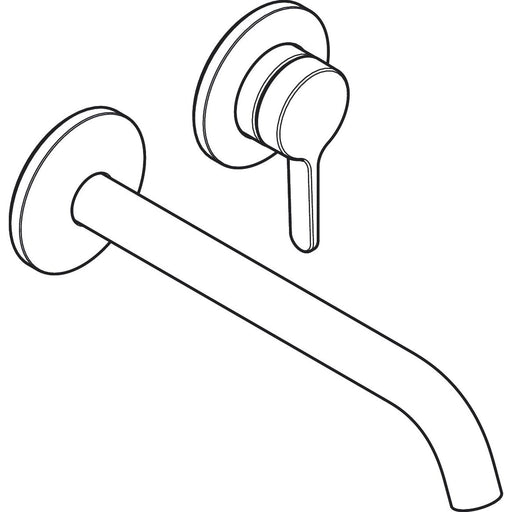 Hansgrohe - Waschtischmischer Unterputz AXOR One Fertigset mit Hebelgriff mattschwarz
