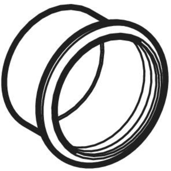 Geberit Vertriebs - C-Stahl Kappe Durchmesser: 88,9 verzinkt, # 20220
