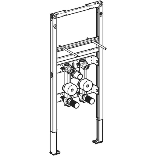 Geberit Vertriebs - Duofix Element f. WT, 112cm Standarm. 2 WZ-Strecken, UP-KH u. Anschl. T-St