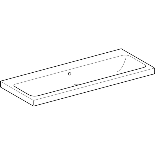 Geberit Vertriebs - iCon Light Waschtisch 120x48cm ohne Hahnloch, mit Überlauf, weiß