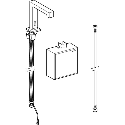 Geberit Vertriebs - Waschtischarmatur Brenta Standmontage mit AP-Funktionseinh. Genr. o. Mischer