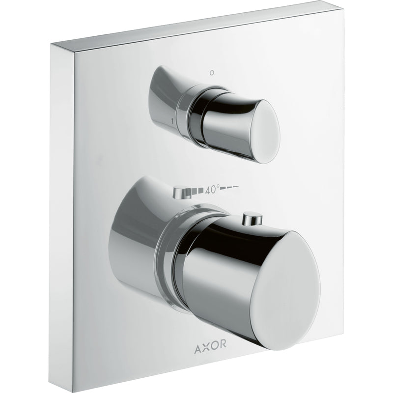 Hansgrohe - Thermostat UP AXOR Starck Organic F-Set chrom mit Absperr-u.Umstellventil