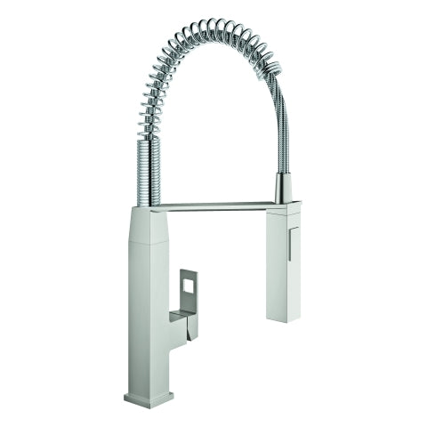 Grohe - EH-Spültischbatterie EUROCUBE 31395 mit Profibrause supersteel