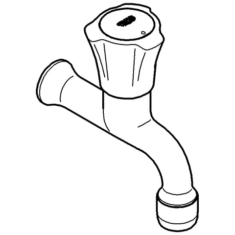 Grohe - Auslaufventil COSTA NEU 30098 Wandmontage chrom